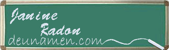 Janine Radon Visitenkarte